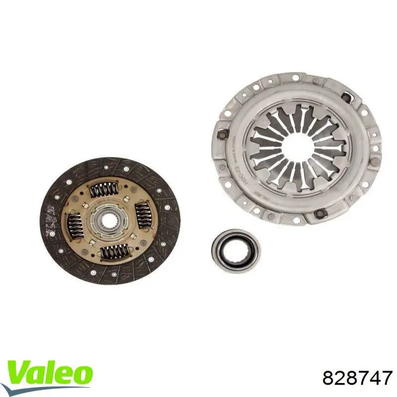 828747 VALEO kit de embrague (3 partes)