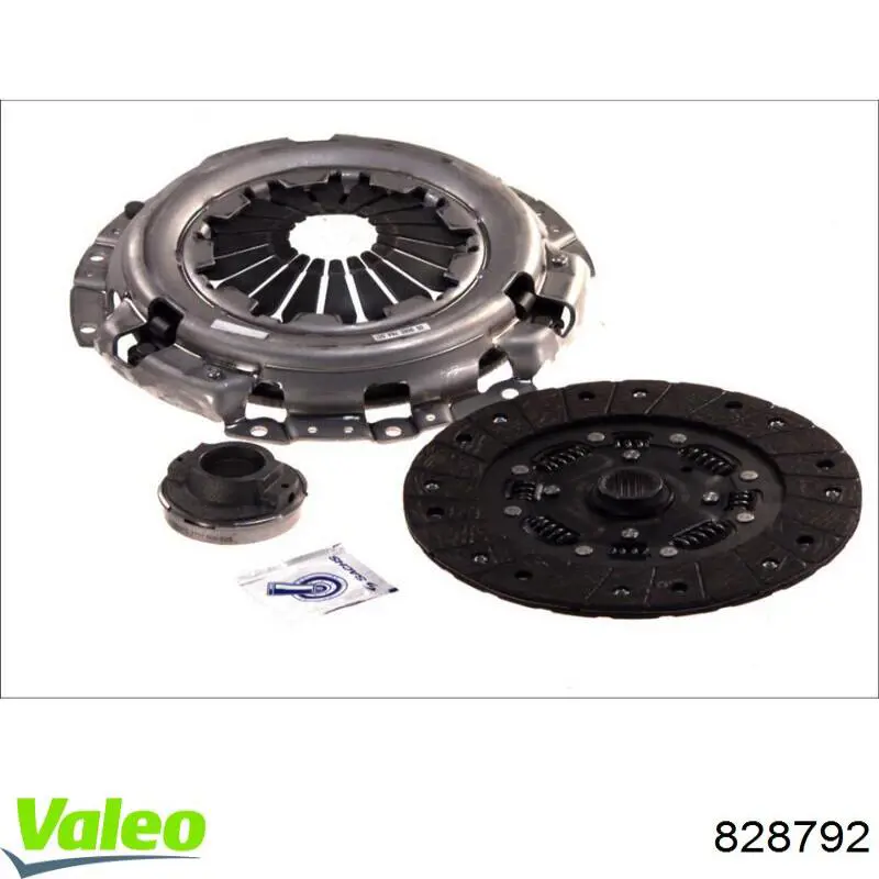 828792 VALEO kit de embrague (3 partes)