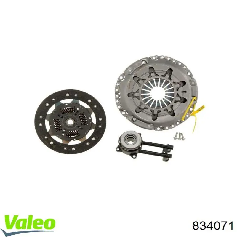 Mecanismo de embrague VALEO 834071 precio, desde 128,12 EUR