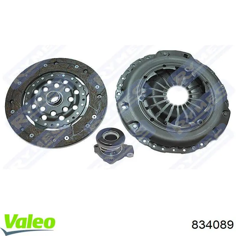 834089 VALEO kit de embrague (3 partes)