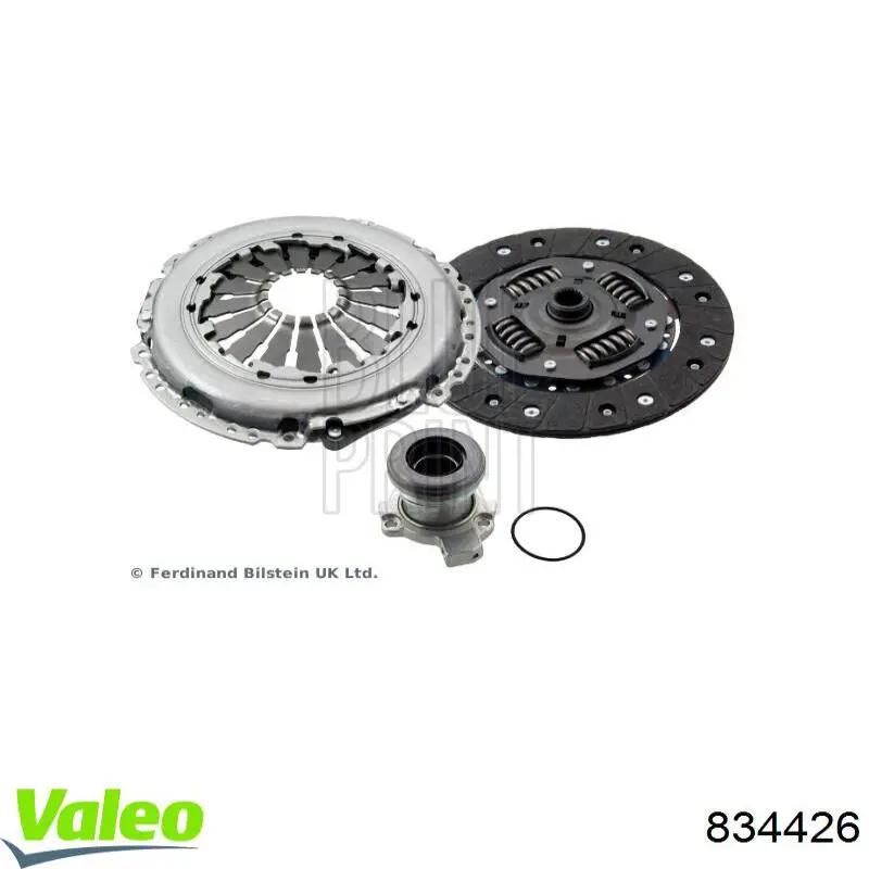 834426 VALEO kit de embrague (3 partes)