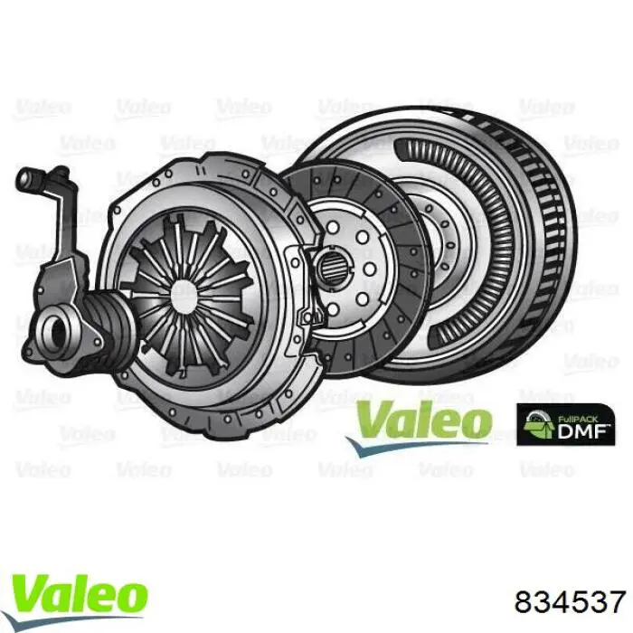 834537 VALEO kit de embrague (3 partes)