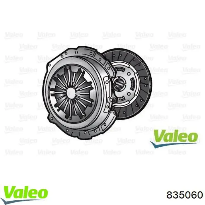 835060 VALEO kit de embrague (3 partes)