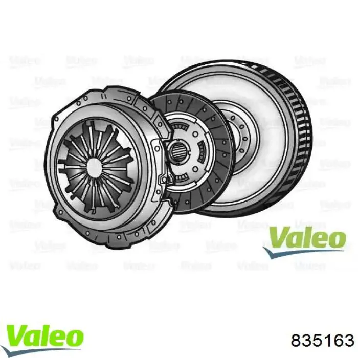 Volante motor VALEO 835163