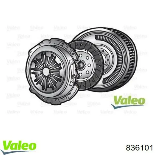 836101 VALEO kit de embrague (3 partes)