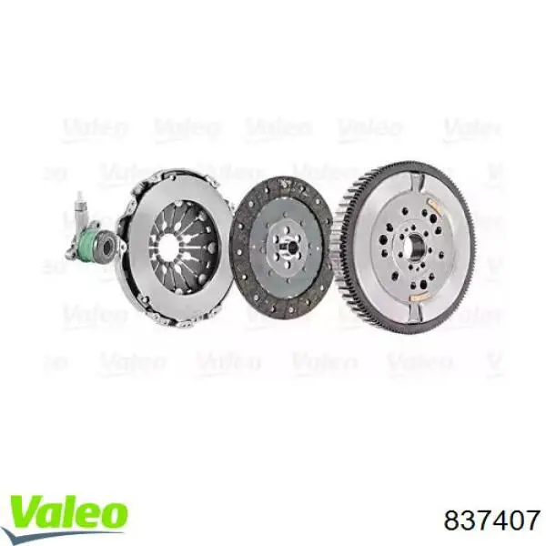 837407 VALEO kit de embrague (3 partes)