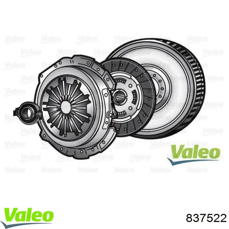 Mecanismo de embrague VALEO 837522 precio, desde 564,83 EUR