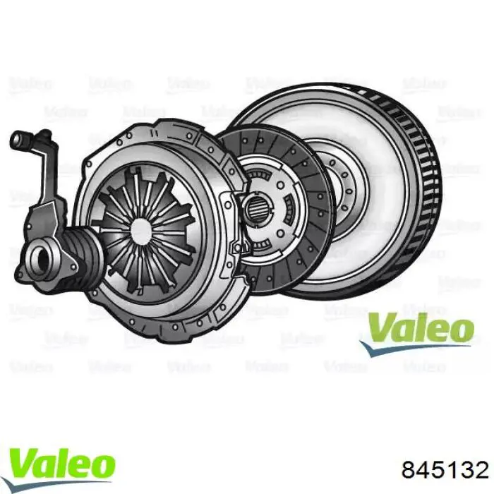 845132 VALEO kit de embrague (3 partes)