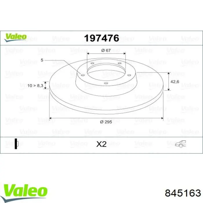 Comprar 845163 VALEO Kit de embrague completo