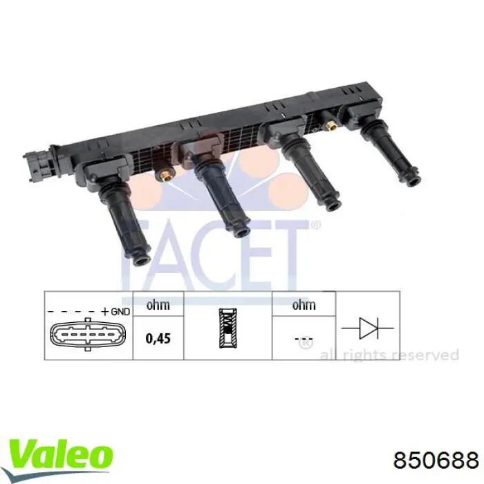 Mecanismo de elevalunas VALEO 850688