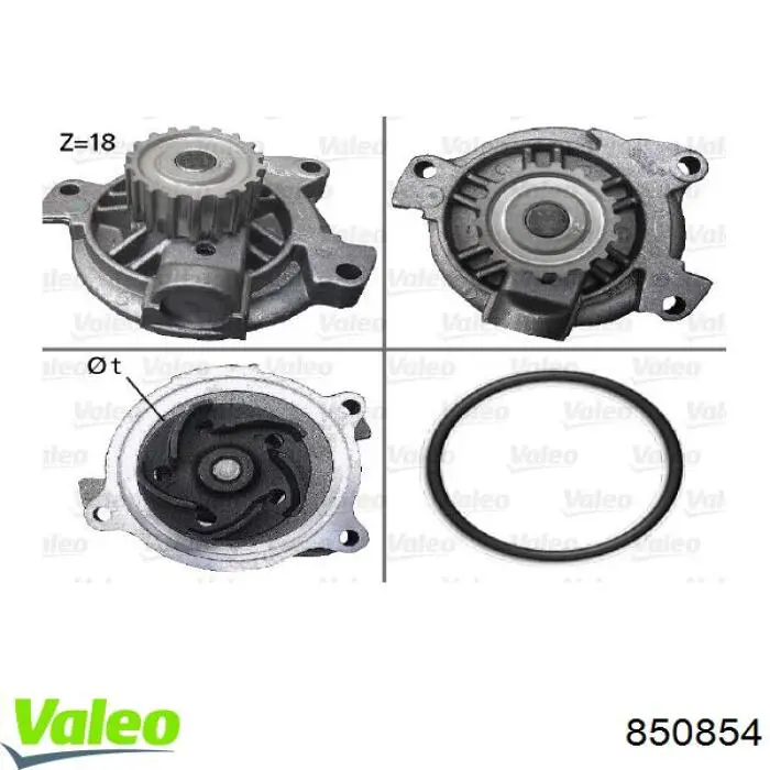 Comprar 850854 VALEO Mecanismo de elevalunas de la puerta trasera izquierda