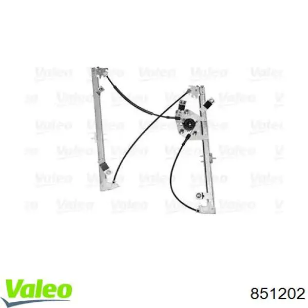 Comprar 851202 VALEO Mecanismo de elevalunas delantero izquierdo