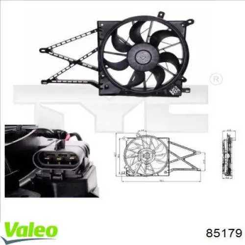 Motor regulador de faros 85179 VALEO