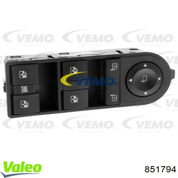 Mecanismo de elevalunas delantero izquierdo 851400 VALEO