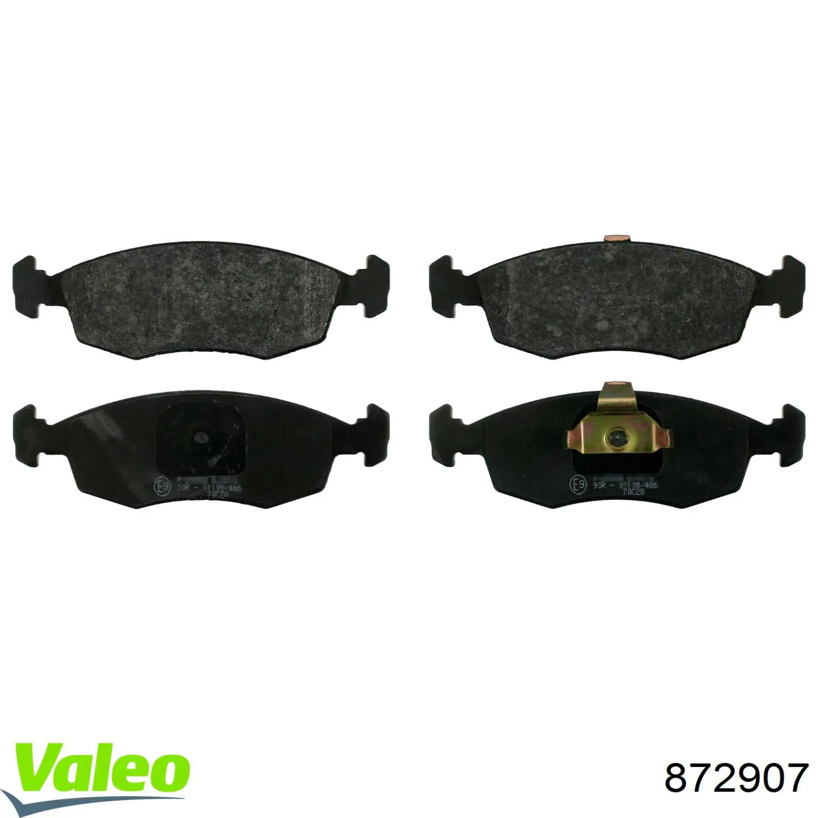 Pastillas de freno delanteras Fiat Punto 2 188