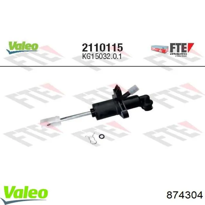 874304 VALEO Cilindro maestro de clutch