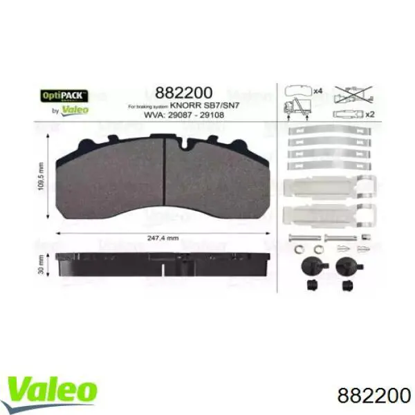Pastillas traseras de freno MAN 81508206091 precio, desde 90,71 EUR