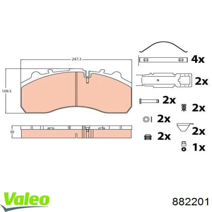 Comprar 500086211 Iveco Pastillas de freno traseras