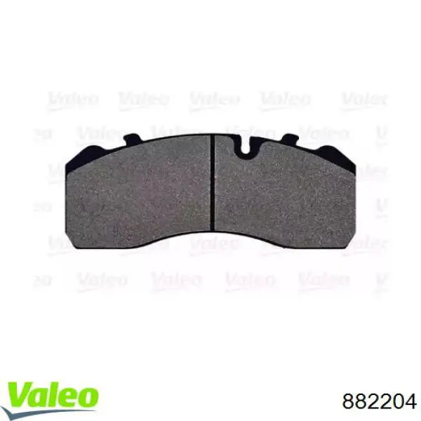 882204 VALEO Pastillas delanteras