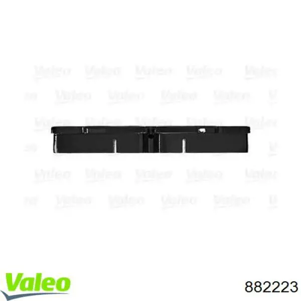 882223 VALEO pastillas de freno delanteras