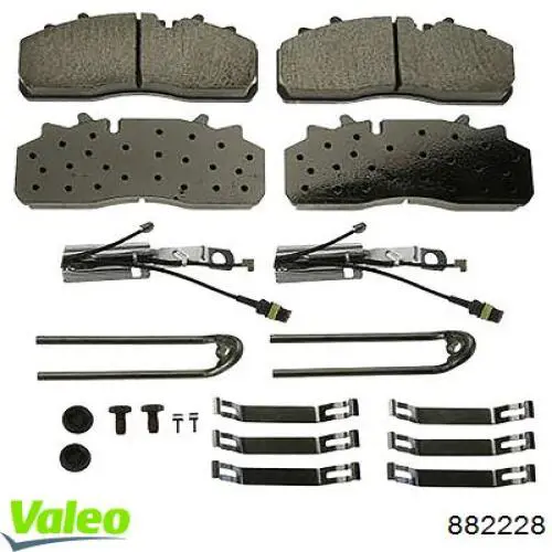Pastillas de freno delanteras VALEO 882228