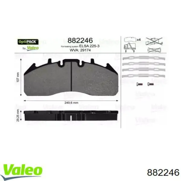 Pastillas de freno delanteras Renault (RVI) 7421496555