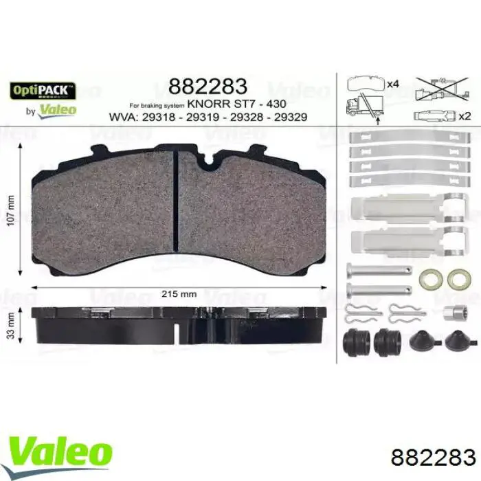 10.34129 Diesel Technic pastillas de freno traseras