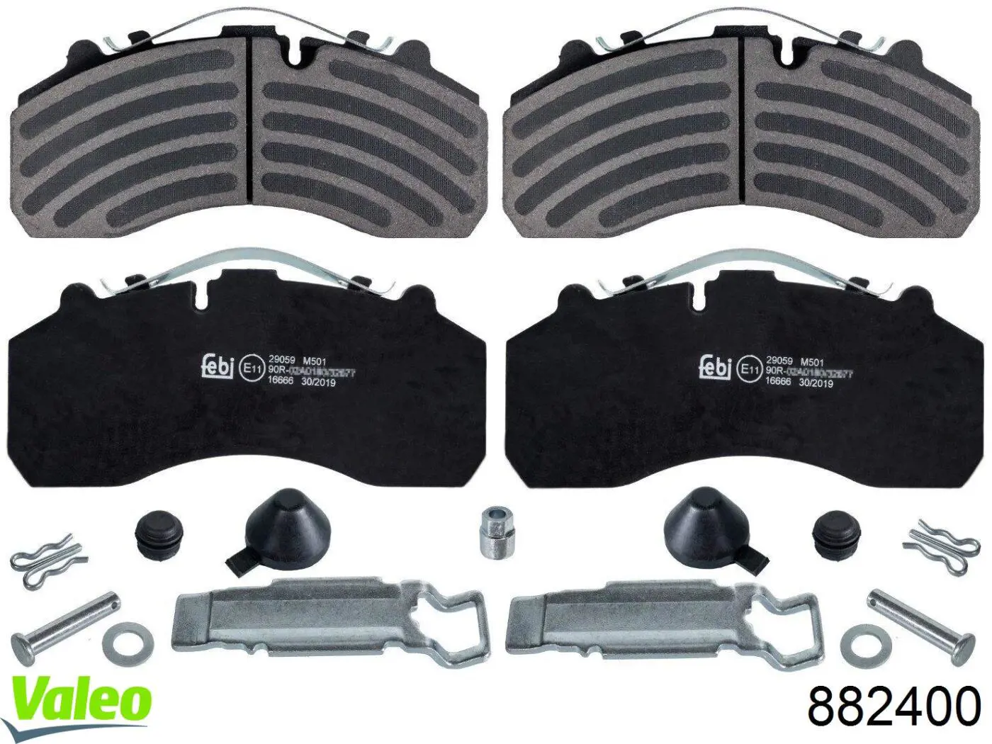 Comprar 882400 VALEO Pastillas delanteras de freno