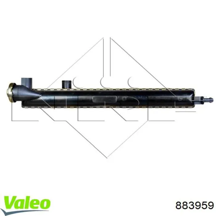 VALEO Radiatore Raffreddamento Motore 883959 | Alluminio Larghezza 396mm Per Sostituzione Auto