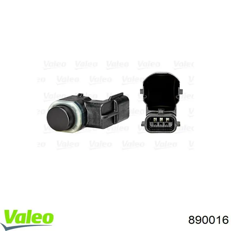 890016 VALEO Sensor de estacionamiento delantero/trasero central