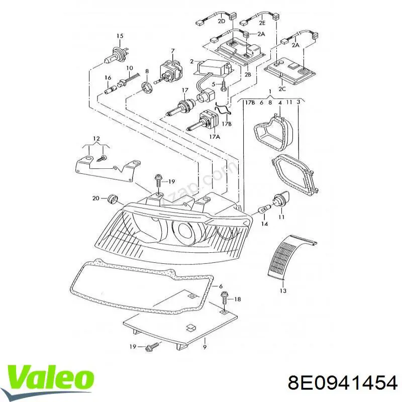 8E0941454 VALEO