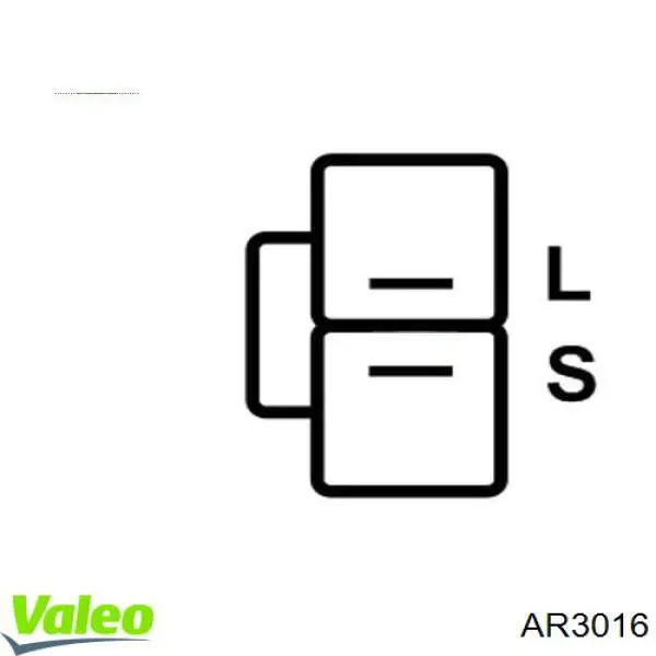 AR3016 VALEO barra oscilante, suspensión de ruedas delantera, inferior izquierda