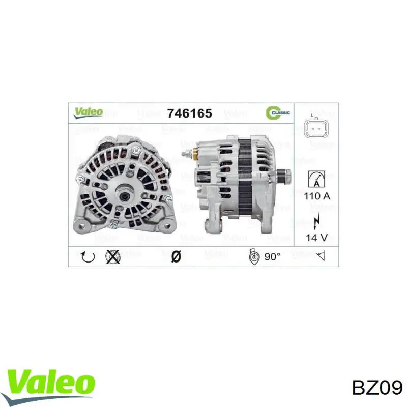 Disco de embrague BZ09 VALEO