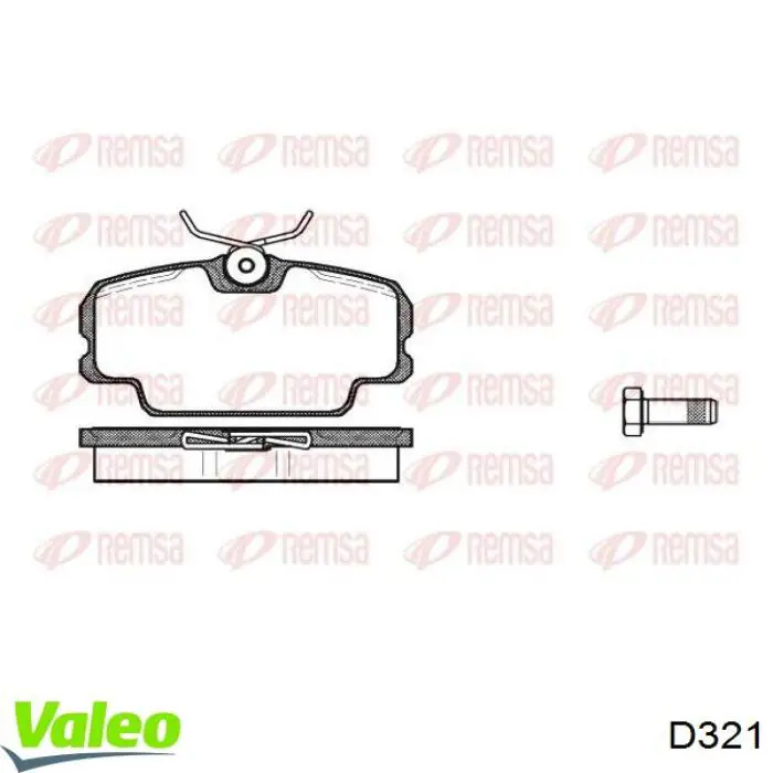 D321 VALEO Conjunto de platinos del distribuidor
