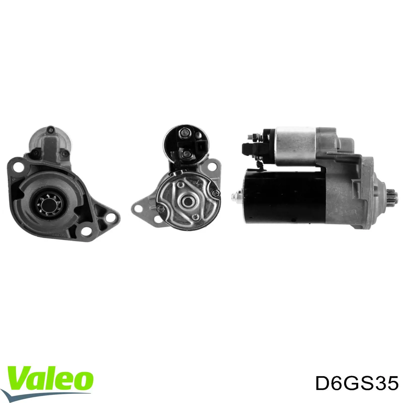 D6GS35 VALEO motor de arranque