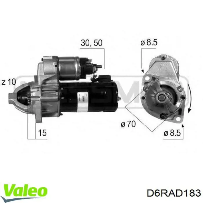 Burro de arranque  Mercedes A1661510101 precio, desde 130,68 EUR