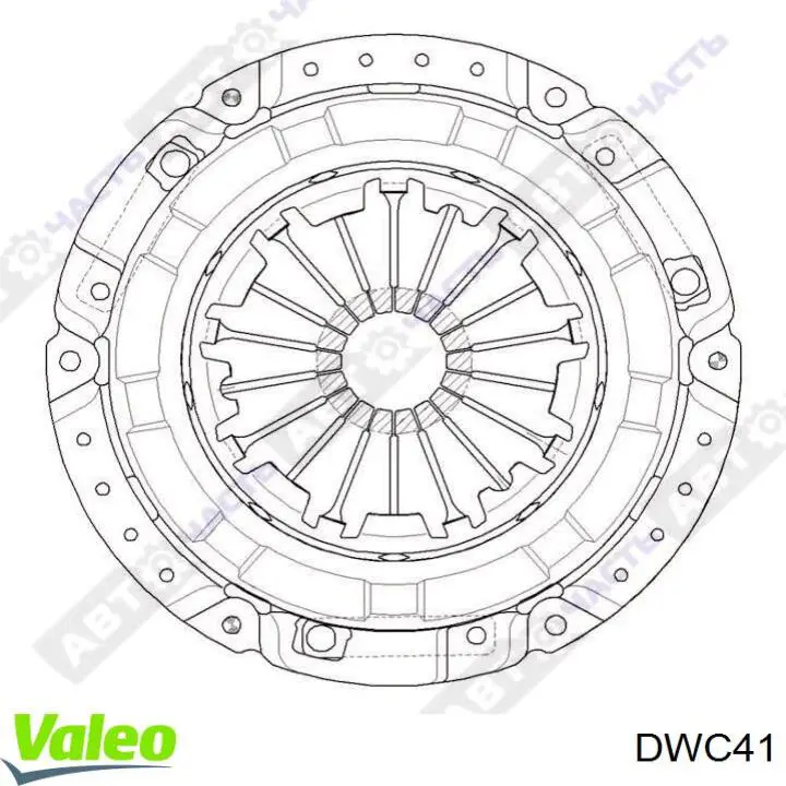 DWC-41 VALEO plato de presión del embrague