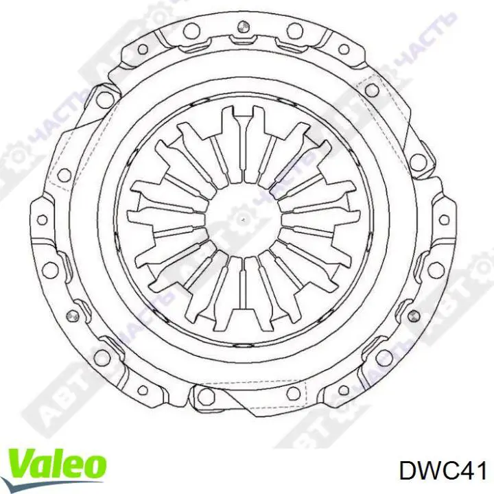 Plato de presión de embrague VKD29781 VALEO