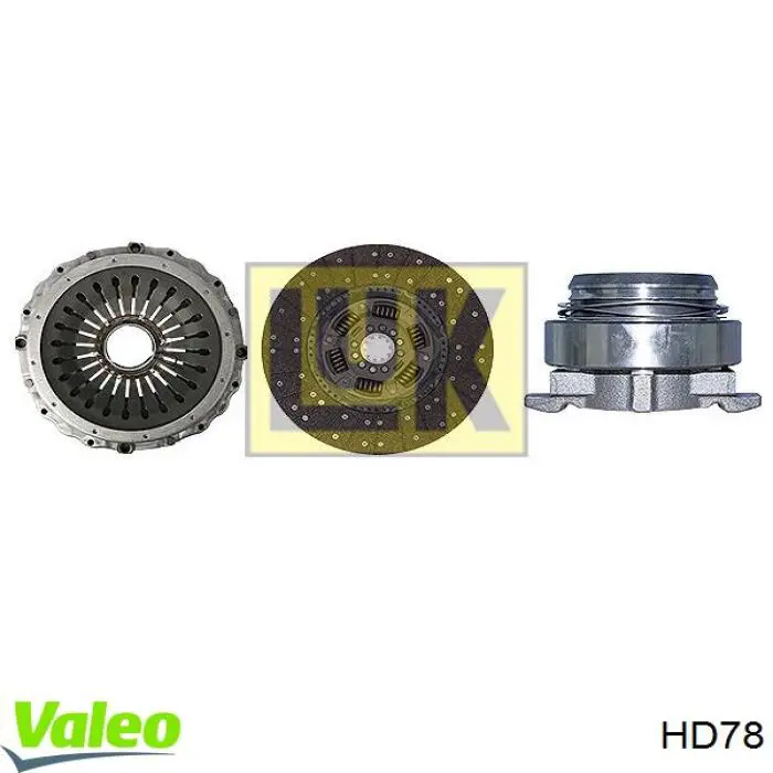 HD78 VALEO Disco de embrague