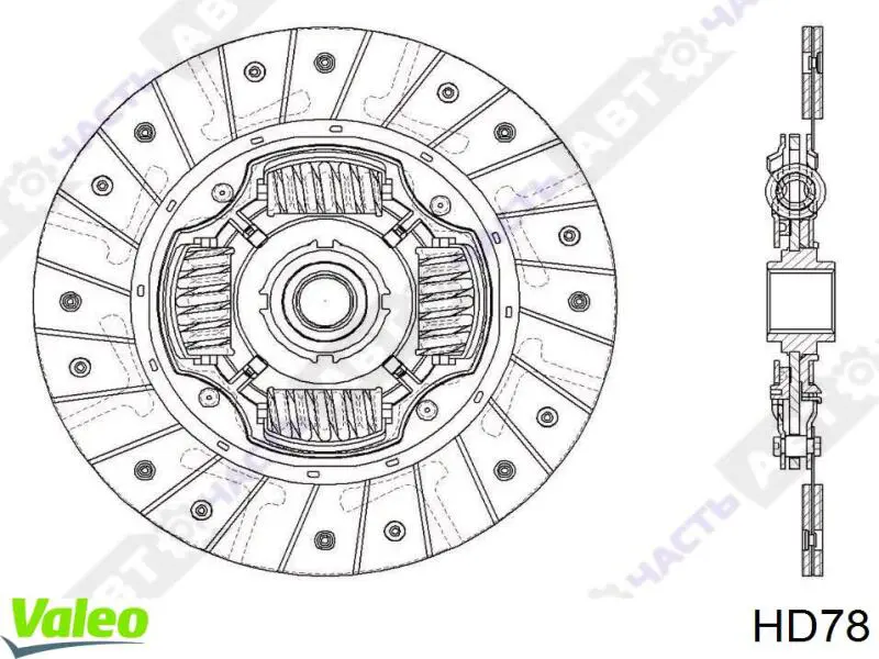 Disco de embrague VALEO HD78 precio, desde 51,94 EUR