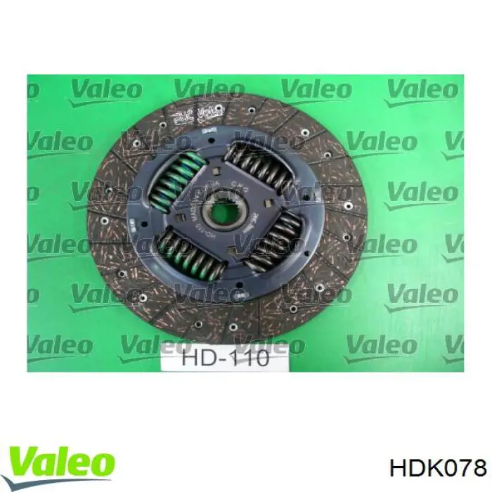 HDK078 VALEO kit de embrague (3 partes)