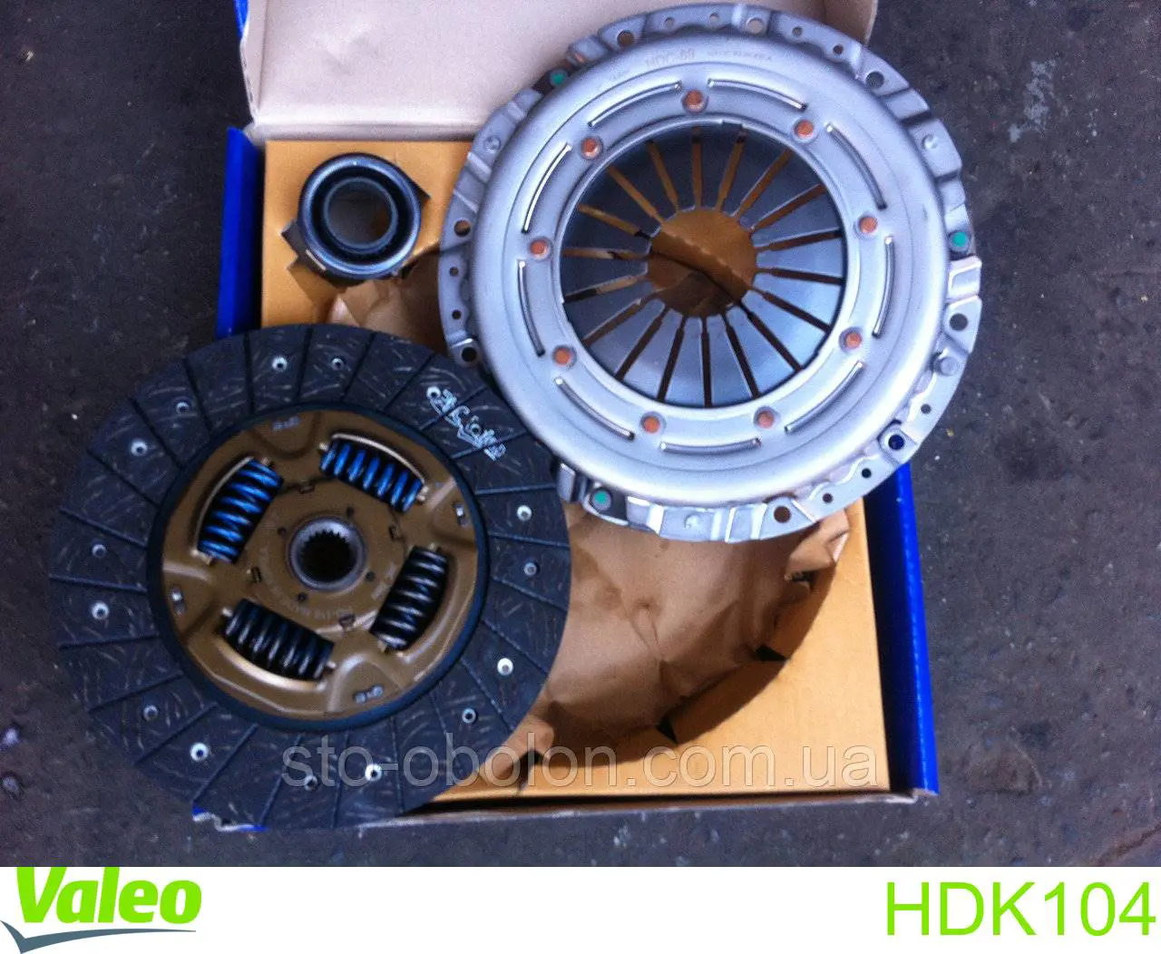 HDK-104 VALEO kit de embrague (3 partes)