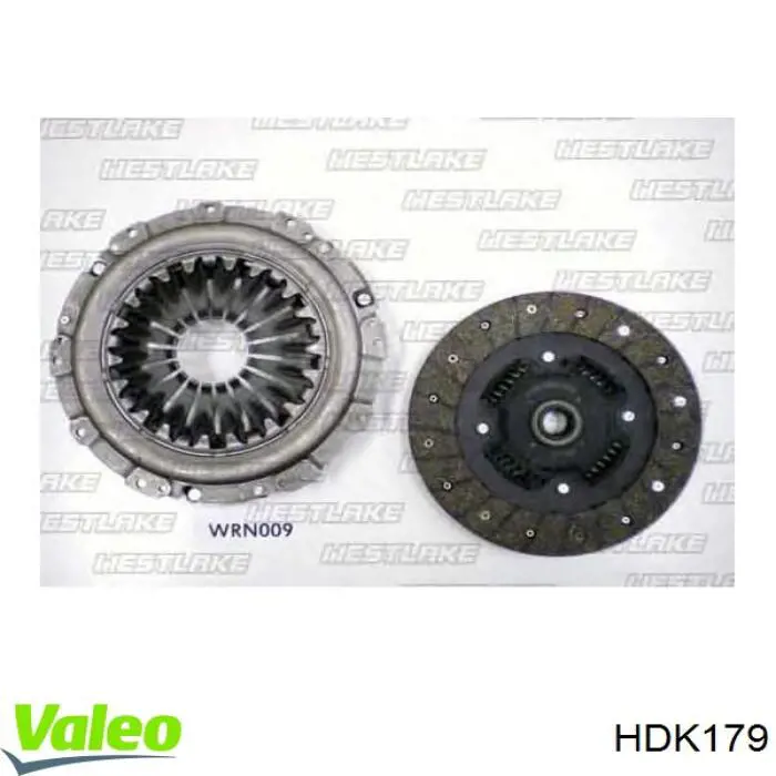 HDK179 VALEO kit de embrague (3 partes)