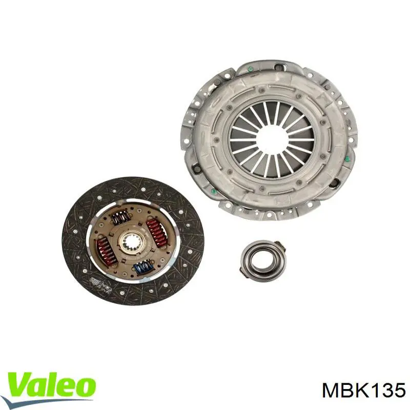 MBK135 VALEO kit de embrague (3 partes)