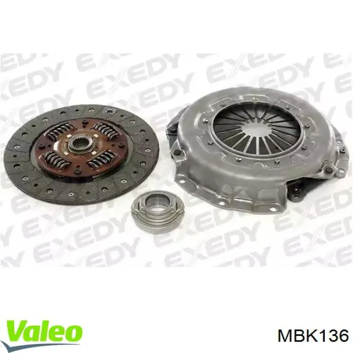 MBK-136 VALEO kit de embrague (3 partes)