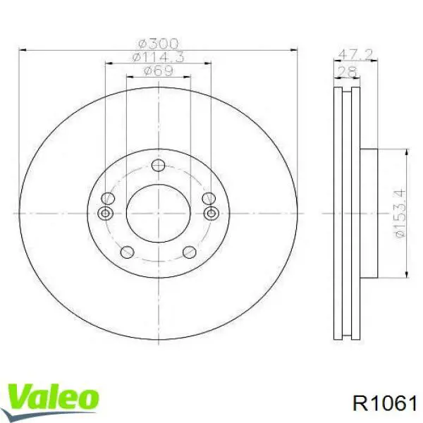R1061 VALEO Discos