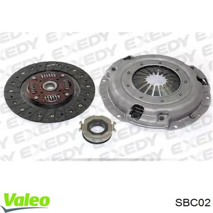 Plato de presión de embrague SBC02 VALEO