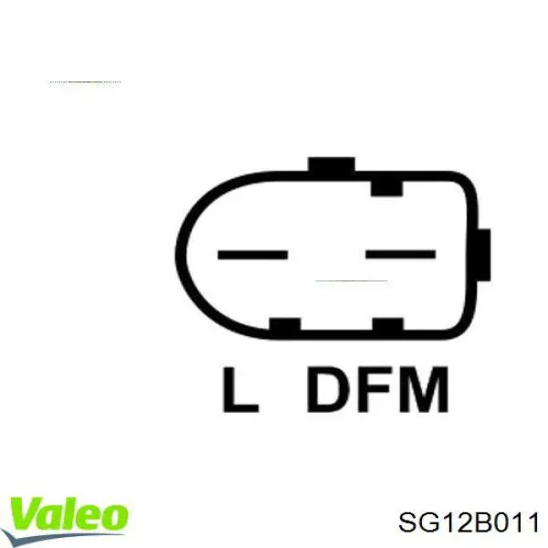 SG12B011 VALEO alternador