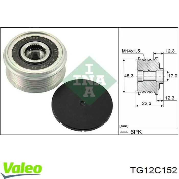 TG12C152 VALEO alternador