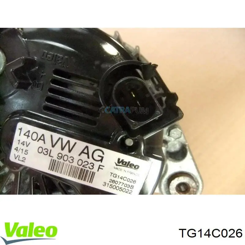 Alternador Volkswagen Caddy 4 SAB, SAJ